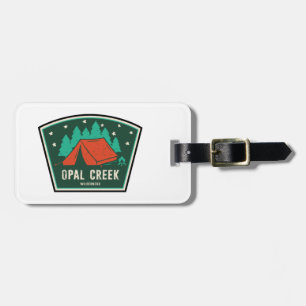 Opal Creek Wilderness Oregon Camping Luggage Tag