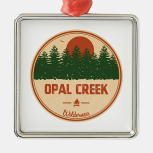 Opal Creek Wilderness Oregon Metal Ornament