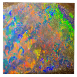 Opal Crystal Gemstone Ceramic Tile