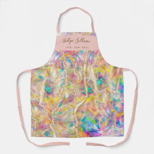 opal design beauty professional apron