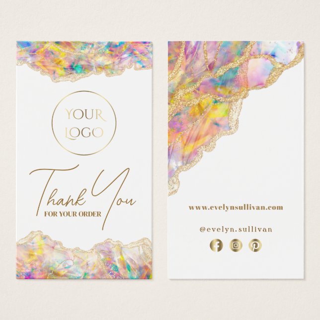 Opal design package insert (Front & Back)