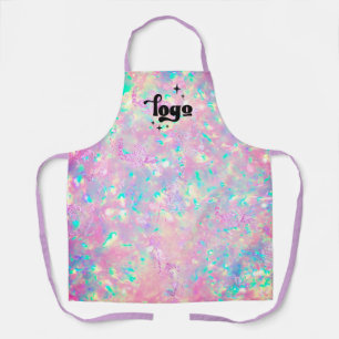 opal gemstone inspired background apron