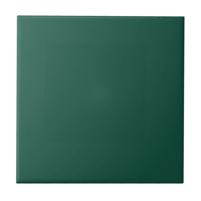 Opal Green Solid Colour Ceramic Tile (Front)