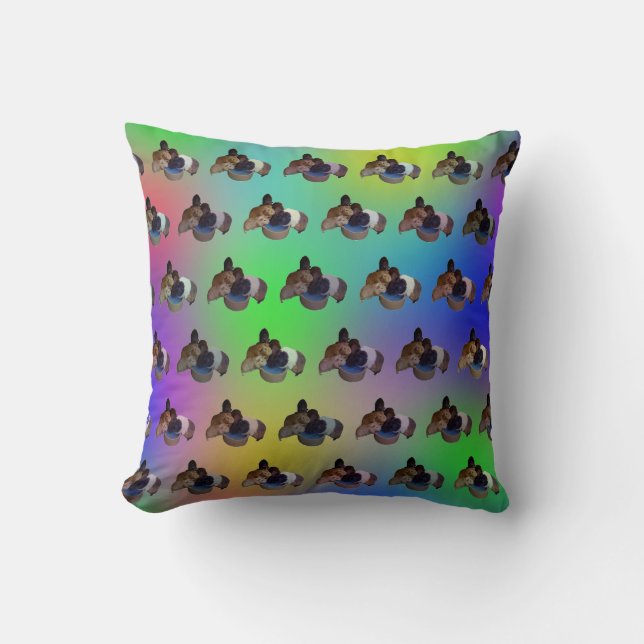 Opal Guinea Pig Pattern, Cushion (Front)