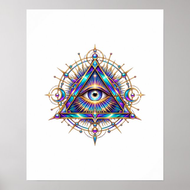 Opal Halo Eye Poster (Front)