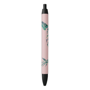 Opal Iguanodon Dinosaur Black Ink Pen