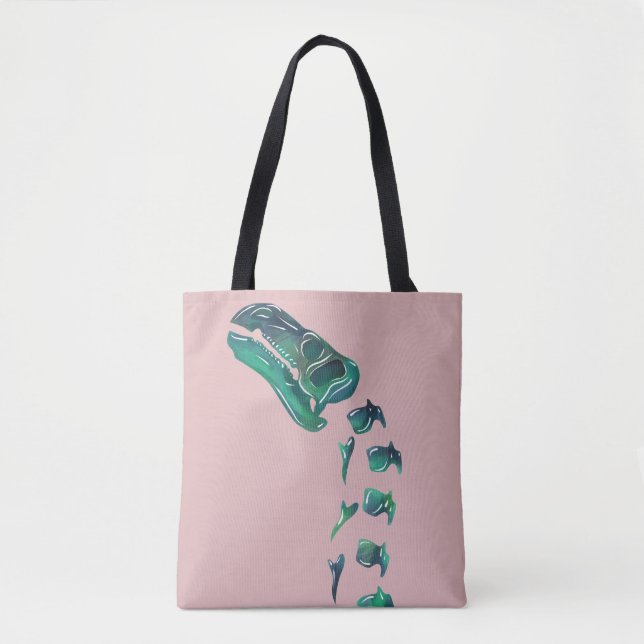 Opal Iguanodon Dinosaur Tote Bag (Front)