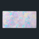 opal inspired design desk mat<br><div class="desc">opal texture faux glitter faux foil design desk mat</div>