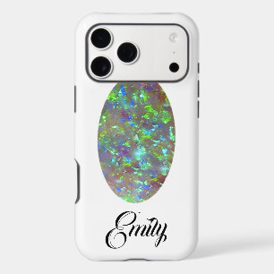 Opal iPhone case Gemstone Oval Cabochon