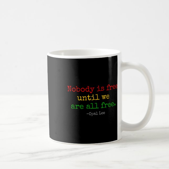Opal Lee Juneteenth 1865 Black Independence Emanci Coffee Mug (Right)