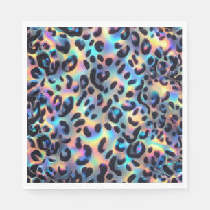 Opal Leopard Print Luxury Napkins