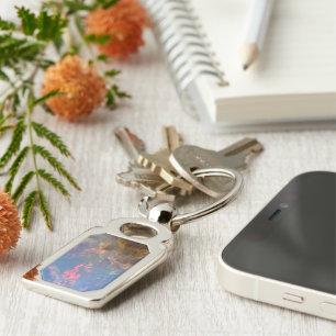 #Opal /  Metal Keychain
