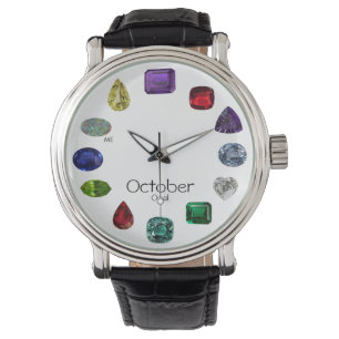 Opal, October Birthstone Watch