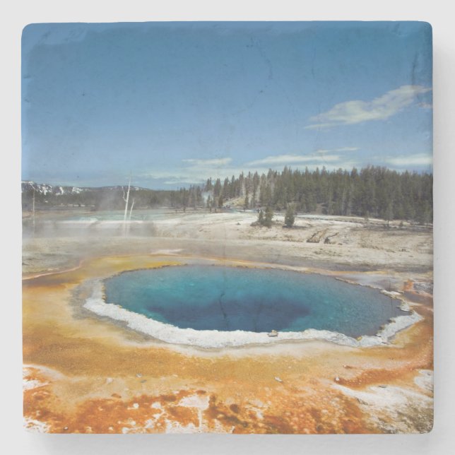 Opal Pool Stone Coaster (Front)