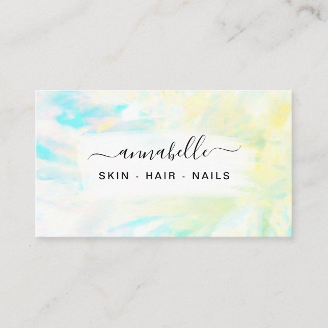 *~* OPAL QR Prism AP26 Crystal  Ethereal Rainbow Business Card (Front)