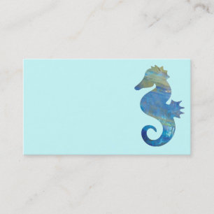 Opal Sea Horse Business Cards