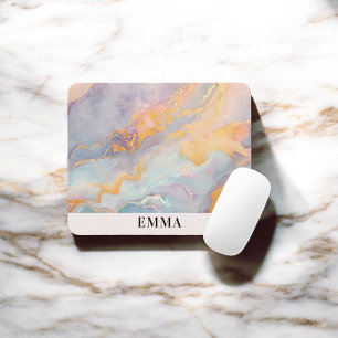 Opal Stone Abstract Texture Mouse Pad