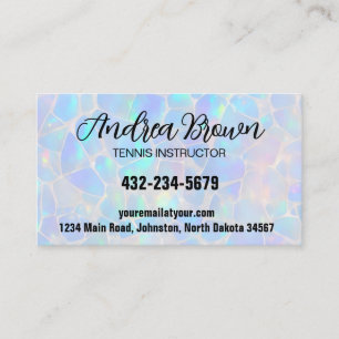 Opal Stone Background Business Card