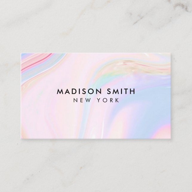 opal stone Business Card (Front)