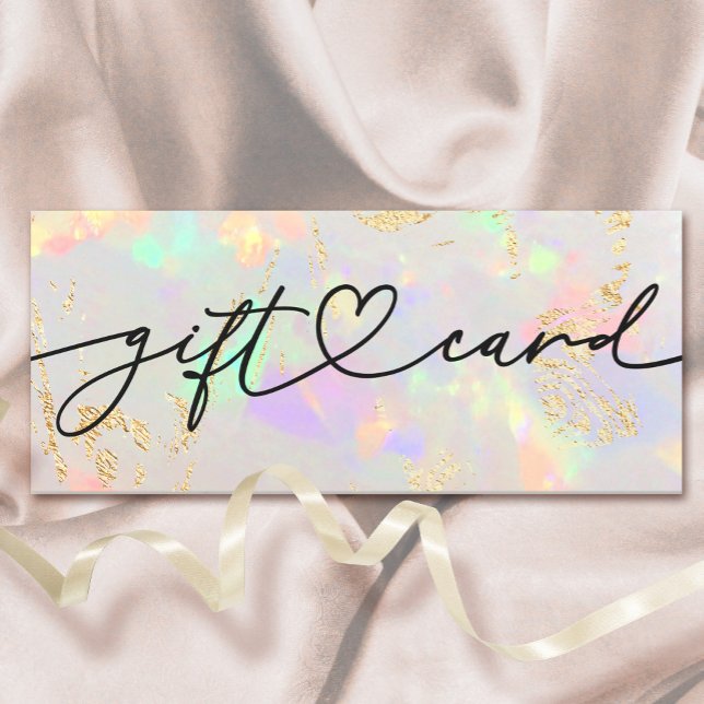 opal stone gift certificate (Creator Uploaded)