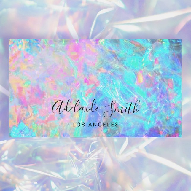 opal stone texture business card (Creator Uploaded)