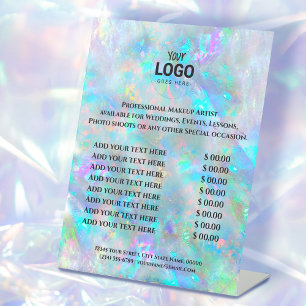 opal texture price list Pedestal Sign