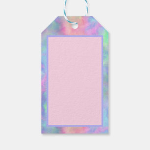 opal watercolor splash : gift tags