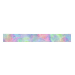 opal watercolor splash : satin ribbon