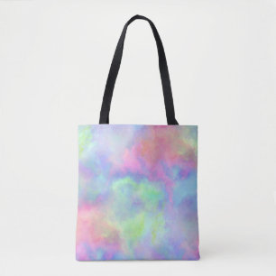opal watercolor splash : tote bag