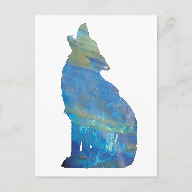 Opal Wolf Postcard (Front)