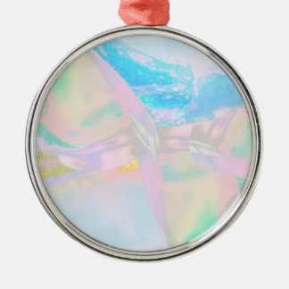 Opalite Metal Ornament