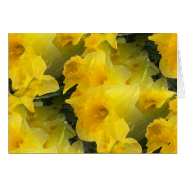 Opaque Flowers Cards (Front Horizontal)