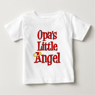 Opa's Little Angel Baby T-Shirt