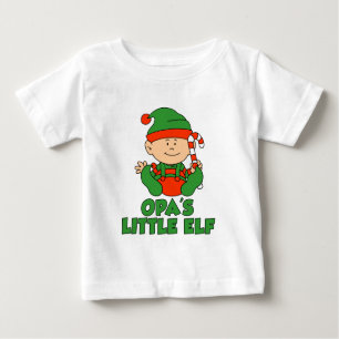 Opa's Little Elf Baby T-Shirt