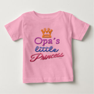Opa's Little Princess Baby Toddler T-Shirt