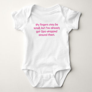 Opa's Wrapped (Pink) Baby Bodysuit