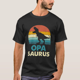 Opasaurus T Rex Dinosaur Opa Saurus Family T-Shirt