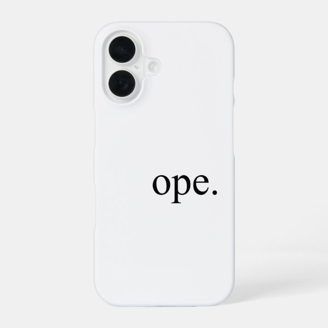 Ope iPhone 16 Case (Back)