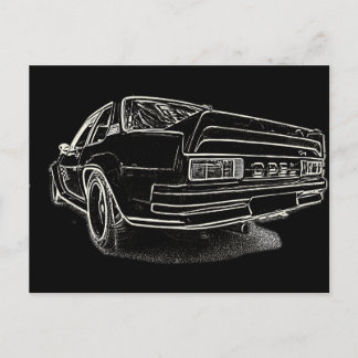 Opel Ascona i400 Postcard