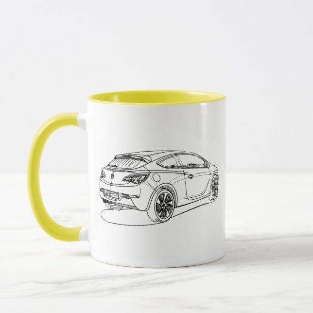 Opel Astra GTC 2012 Mug (Left)