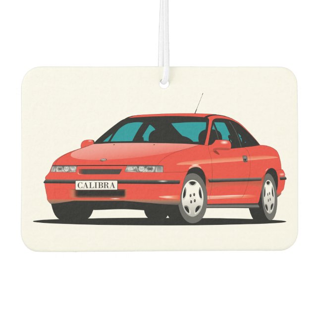 Opel Calibra 2 sided Car Air Freshener (Front)