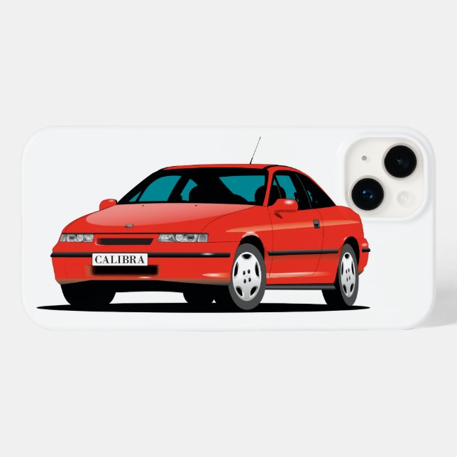 Opel Calibra red front Case-Mate iPhone Case (Back (Horizontal))