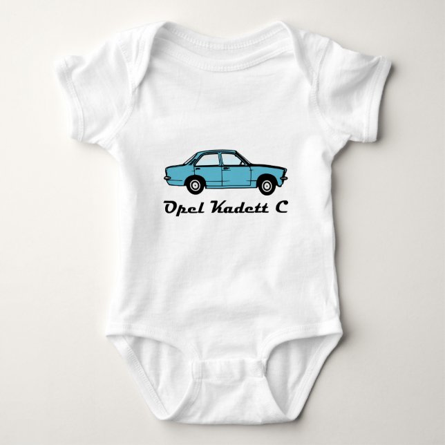 Opel Kadett C Sedan Baby Bodysuit (Front)