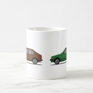Opel Kadett D - Vauxhall Astra Mk1 - 15 colour Coffee Mug