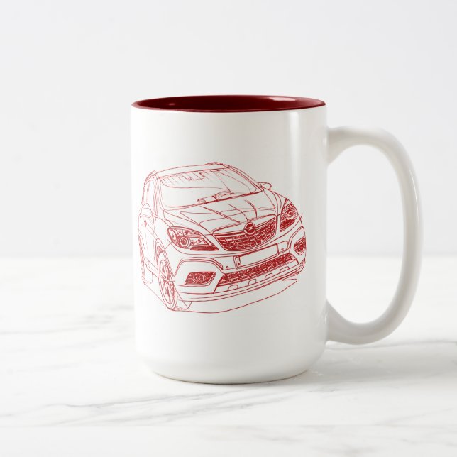 Opel Mokka 2013 Two-Tone Coffee Mug (Right)