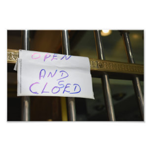 Open and Closed New York City NYC Photography Photo Print