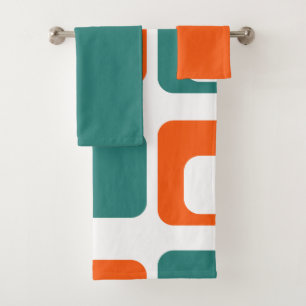 Open and Closed Rectangles  Bath Towel Set