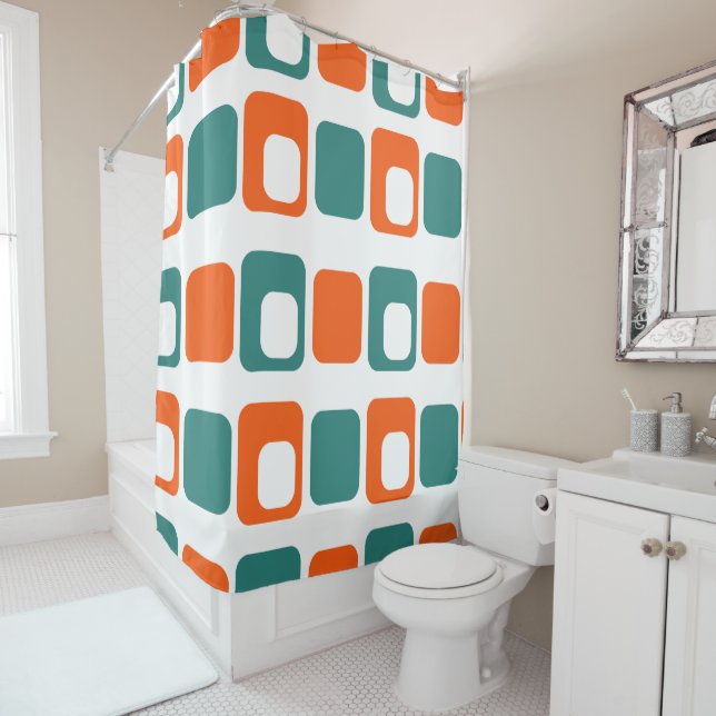 Open and Closed Rectangles  Shower Curtain (In Situ)