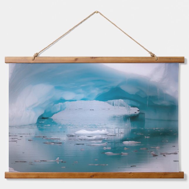 Open Arch Iceberg | Antarctica Hanging Tapestry (Front)