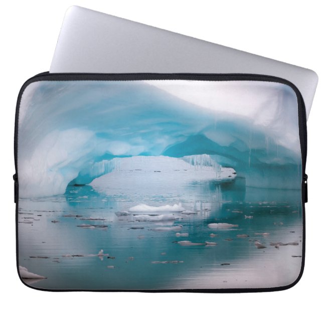 Open Arch Iceberg | Antarctica Laptop Sleeve (Front)